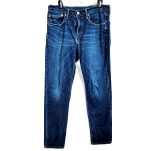 Levi's Strauss & Co Blue Denim 99% Cotton Blend Jeans Pull-On Men's Size W34 L32